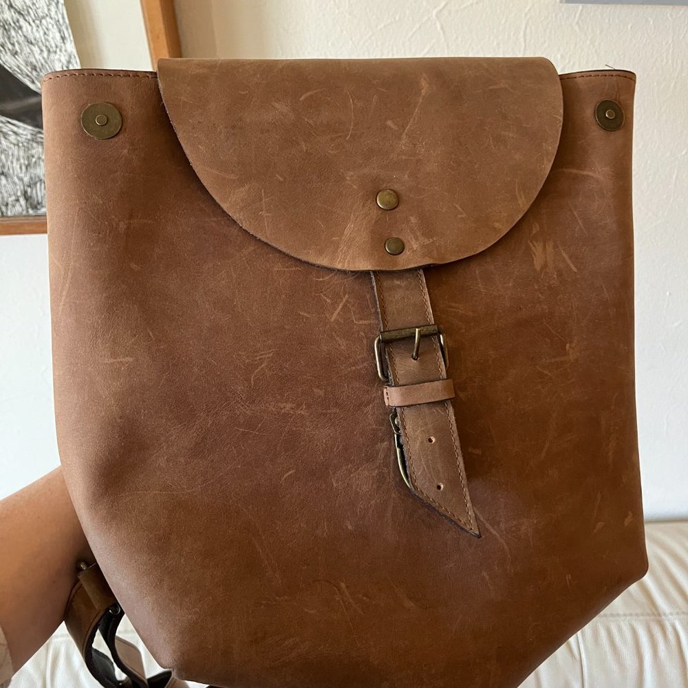 Handmade leather bag